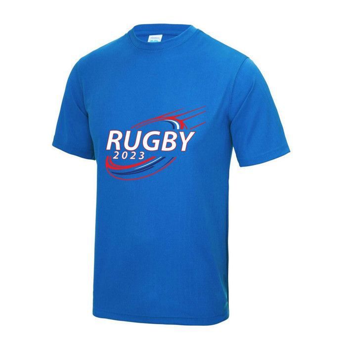Maillot Rugby XIII – Errea Põle – Bleu – Taille L – Club Français