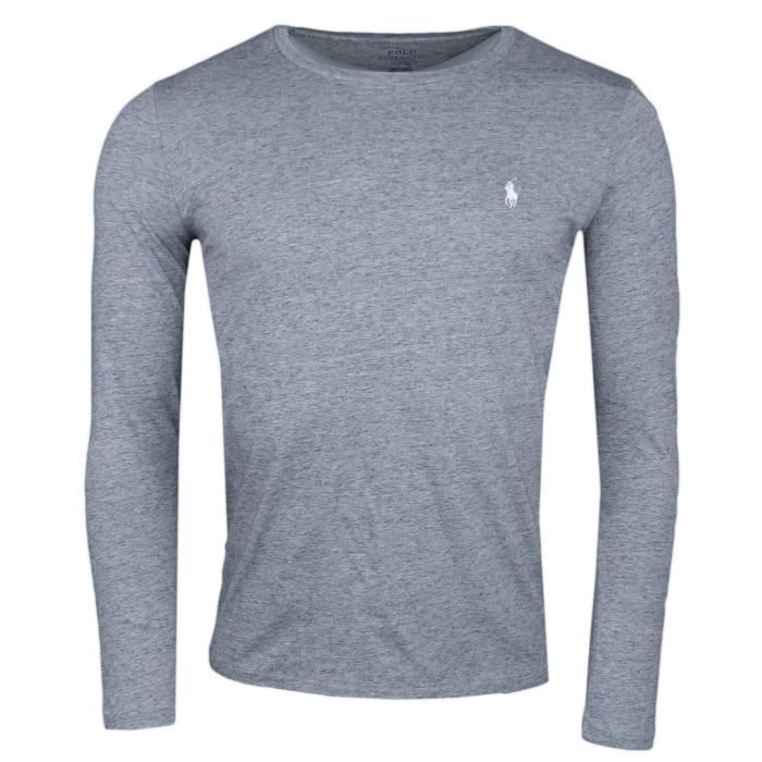 tee shirt manche longue ralph lauren homme