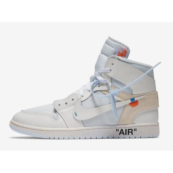 Jordan 1 off white on sale blanche