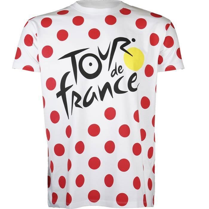 T-shirt - Grimpeur - Tour de France - Collection officielle - Taille adulte - Manches courtes