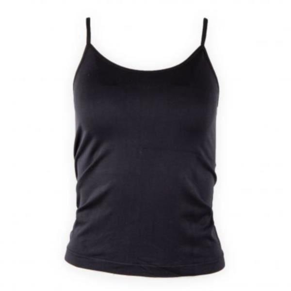 Debardeur long noir femme discount