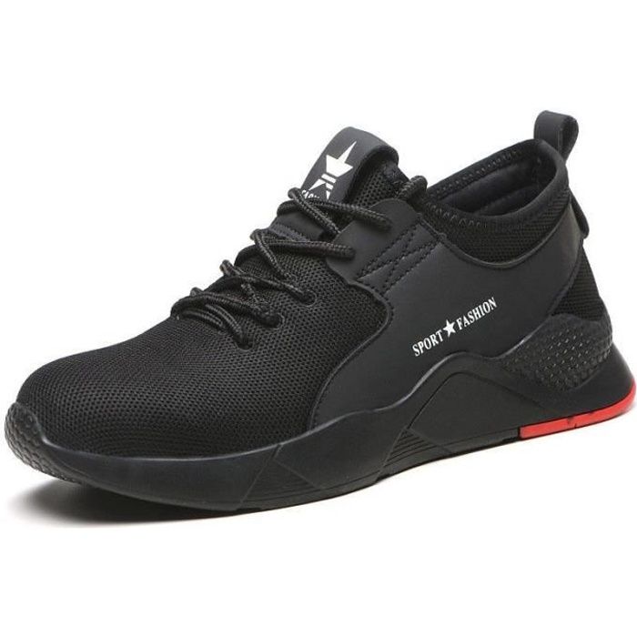SUADEEX Chaussures de Sécurité Homme Femme Protection de la tête en Acier,Anti-crevaison Léger Respirante Chaussures de Travail 