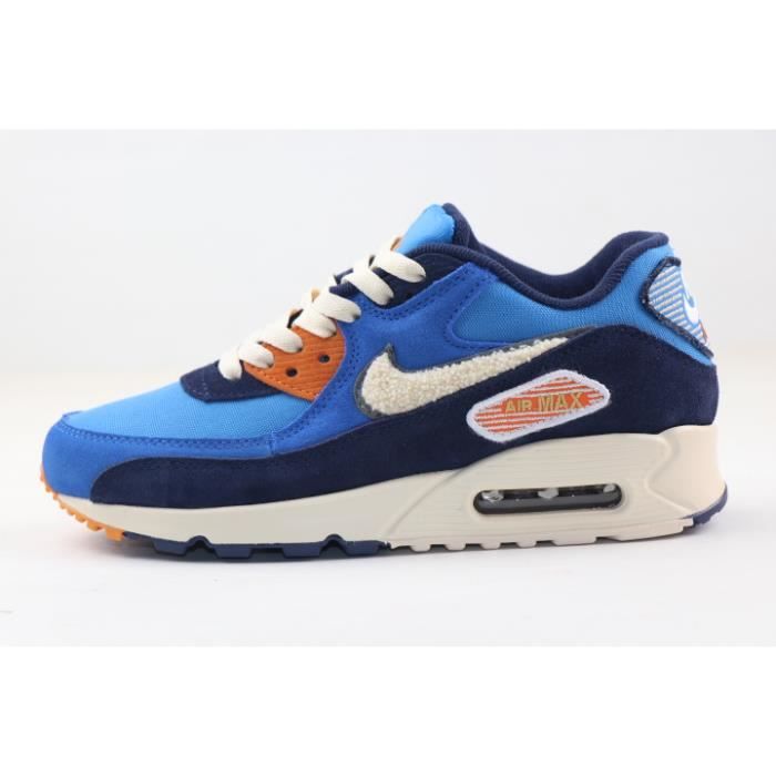 Baskets NIKE AIR MAX 90 Chaussures de running pour Homme Bleu Bleu ... Baskets NIKE AIR MAX 90 Chaussures de running pour Homme Bleu Bleu ...