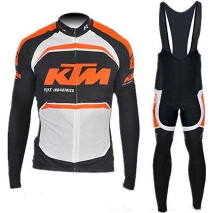 KTM-Maillot de cyclisme à séchage rapide pour homme, vêtement de
