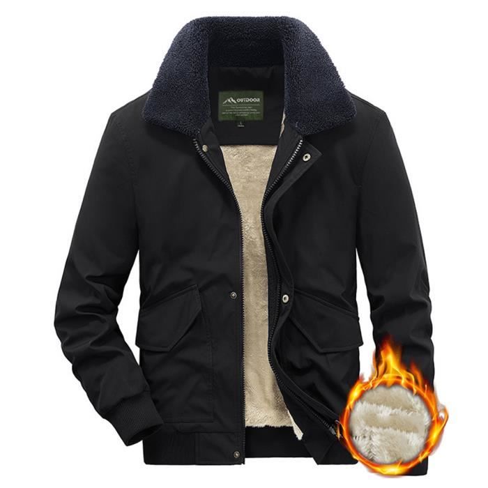 Veste Polaire Pour Homme - Chaude Et Légère - Col Montant - Fermeture éclair - Idéale Pour Sport, Randonnée, Quotidien - Coupe Ajustée