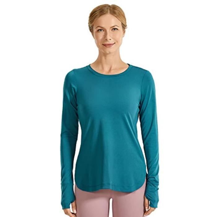 Pyjama NT31F Chemise de sport à manches longues avec trous pour les