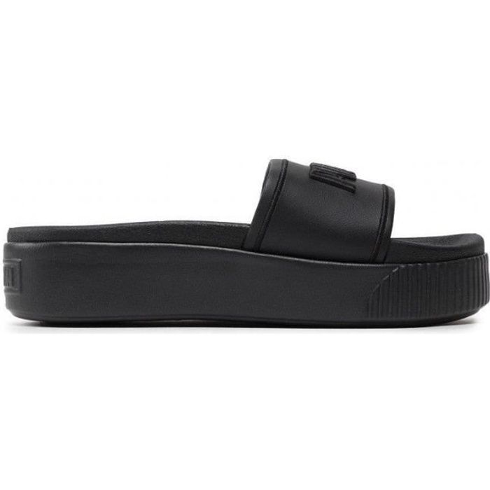 PUMA Femme Regular Undefined Sandales Plateforme Femme Noir
