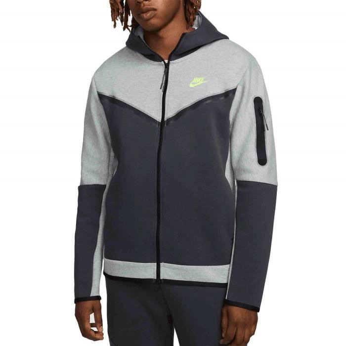 Nike Sweat à Capuche pour Homme Sportswear Tech Fleece Gris DV0537-063