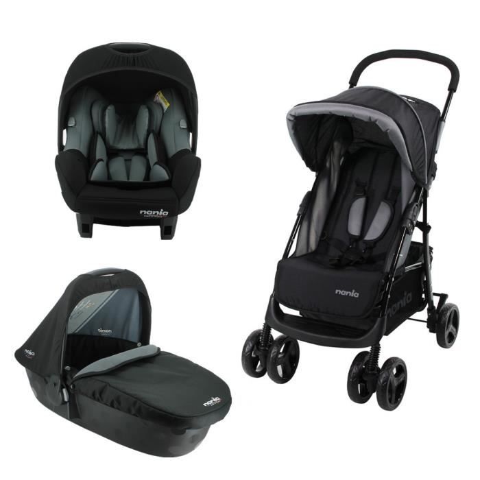 NANIA Poussette citadine Cassy - 6-48 mois - Jusqu'à 22kg - Dossier  réglable - 4 roues pivotantes avec amortisseurs - Cdiscount Puériculture &  Eveil bébé