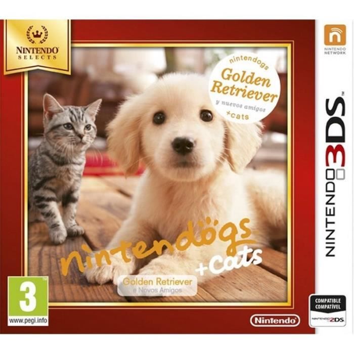 Nintendogs + Cats: Golden Retiever - Sélectionne - 3DS - 115165 Reconditionné - Nintendo reconditionné disponible sur Cdiscount Seconde Vie