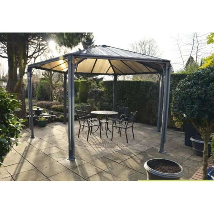Tonnelle Couv Terrasse Hexagonale 390 X 450 X 288 Cm Achat Vente Tonnelle Barnum Tonnelle Couv Terrasse Hexa Cdiscount