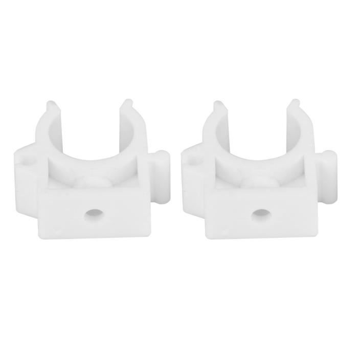 Lot De 4 Colliers De Serrage Pour Auvent De Caravane/tente - Compatible Tubes 22 à 25 Mm - Plastique ABS Noir - 10