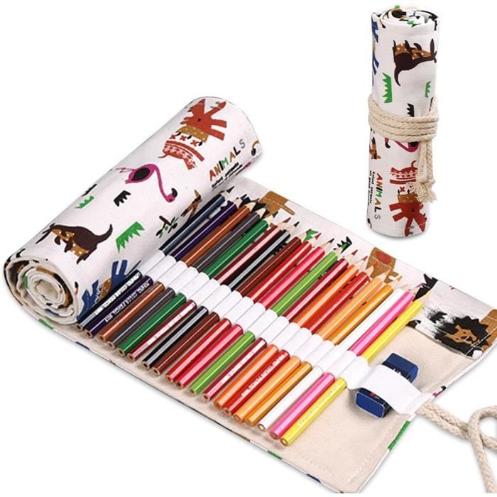 Seven Trousse Scolaire 3 Zip, Bleu, Fluo String Boy, Porte-Stylo