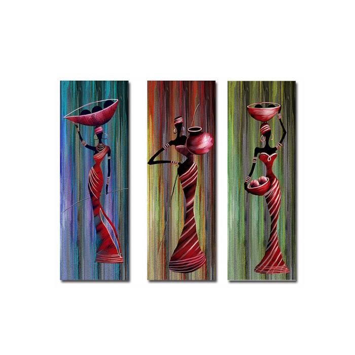 Triptyque Tableaux Abstraits Impression Sur Toile Tableau Peinture Decoration Moderne Images Sur Toile Peinture De 22422 Achat Vente Tableau Toile Cdiscount