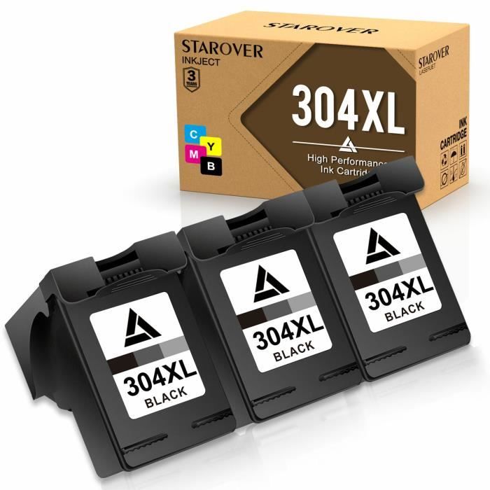 Cartouches D'encre Compatibles HP 304 XL – Pack Pour DeskJet 3700, 3720, 3730, Etc. – Neuf