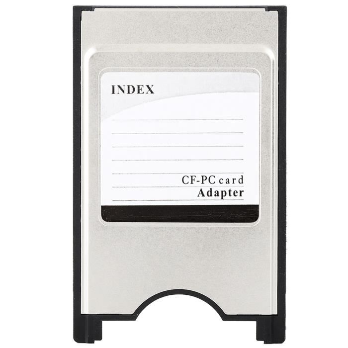 TMISHION Adaptateur de Carte PCMCIA Adaptateur de Lecteur de Carte Mémoire Compact Flash PC