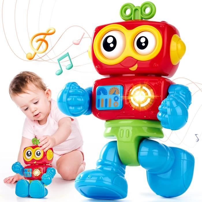 Jouet d eveil ludique apprentissage pour b b Baby Robot son et