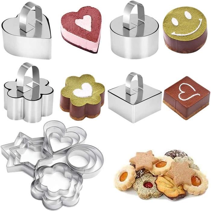 Lot De 12 Emporte-pièces Ronds En Inox - Tailles De 2.3 à 9cm, Pour Pâtisserie, Biscuits Et Décoration