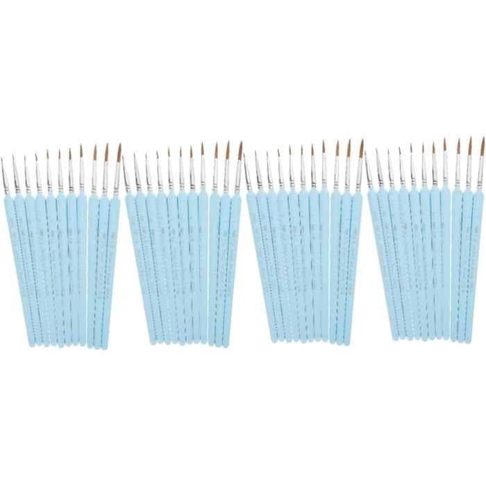 Pinceau peinture,Ensemble de stylos pinceaux de peinture,15 pièces,miniatures artistiques,en