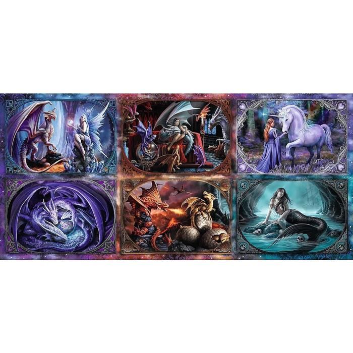 Puzzle - TREFL - Monde fantastique - 9000 pièces - 1986 x 928 cm - Thème fantastique