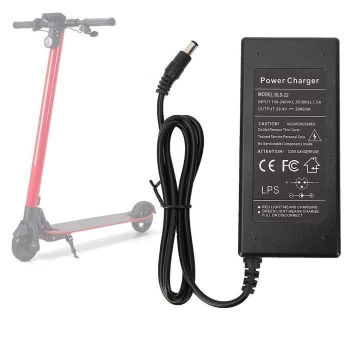 YESM 29.4V Chargeur Vélo électrique Scooter 100‑240V Chargeur neuf