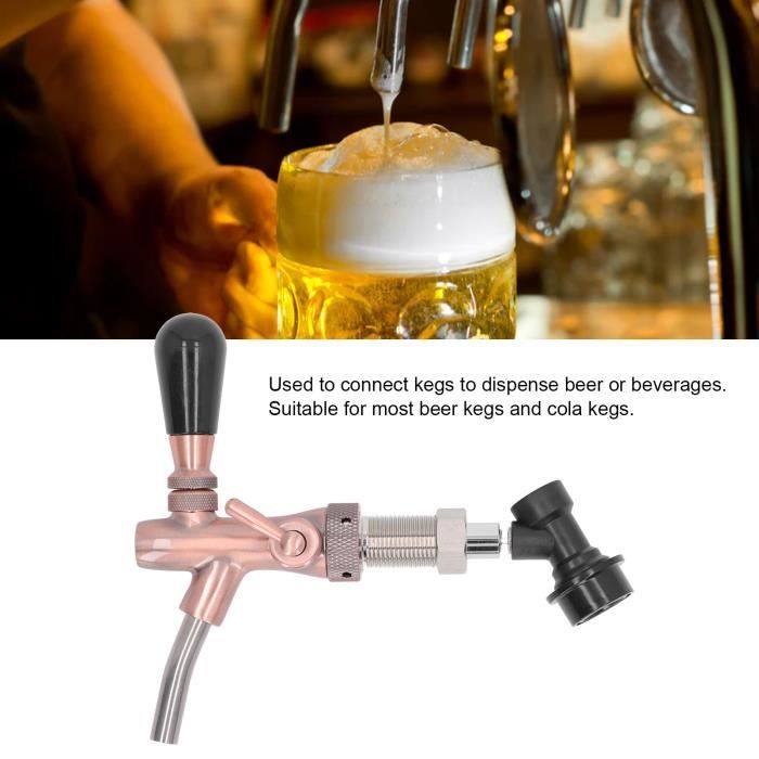 Robinet à bière - CHOPE A BIERE - G5/8 - Acier inoxydable - 6 pièces Robinet à bière - CHOPE A BIERE - G5/8 - Acier inoxydable - 6 pièces