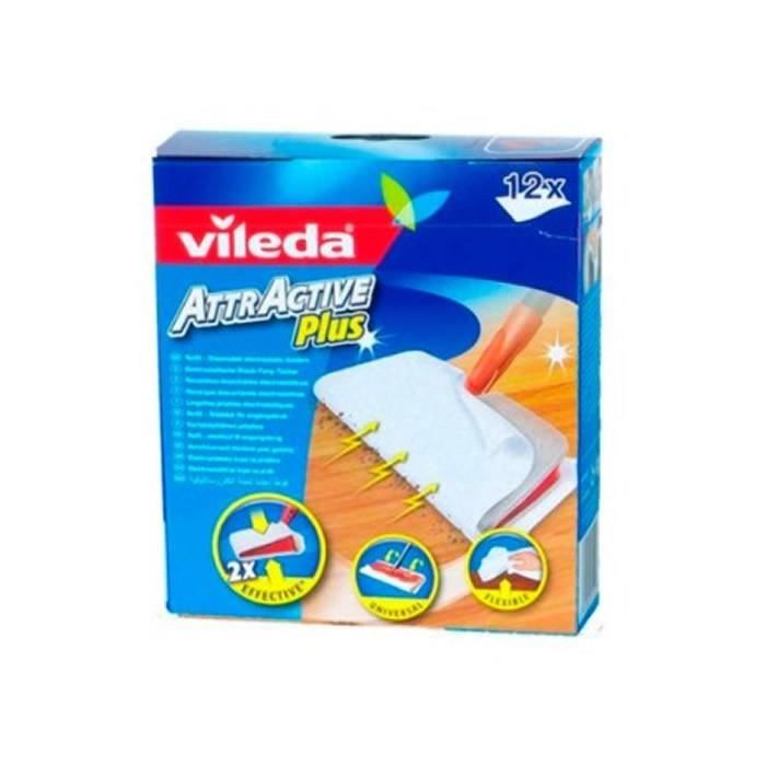 VILEDA - Villeda Attractive Plus Mop Refills 12 Units - Cdiscount