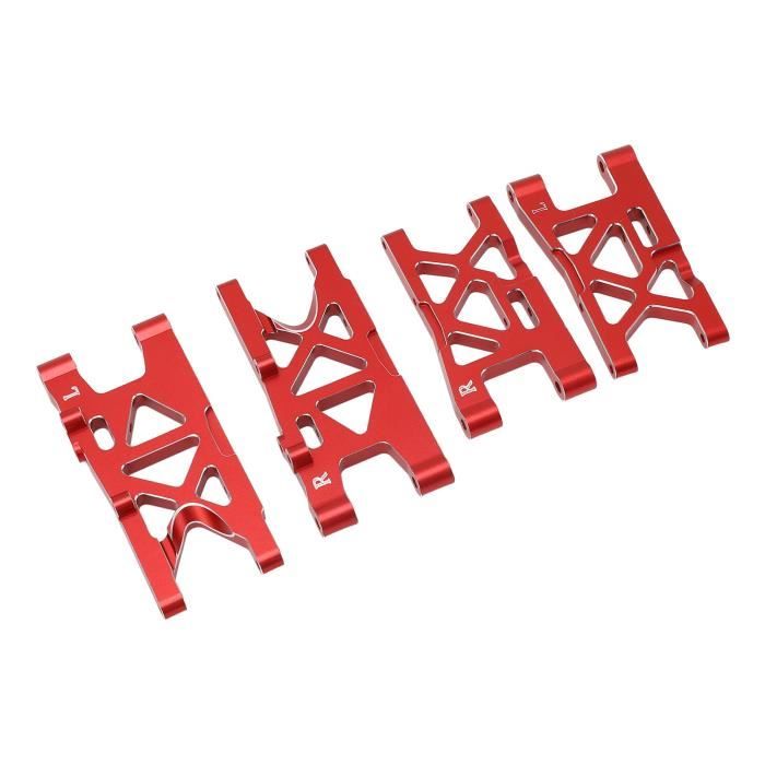 Bras De Suspension A En Aluminium Rouge - Pour Arrma Vendetta 3S BLX - Échelles 1:8 Et 1:10