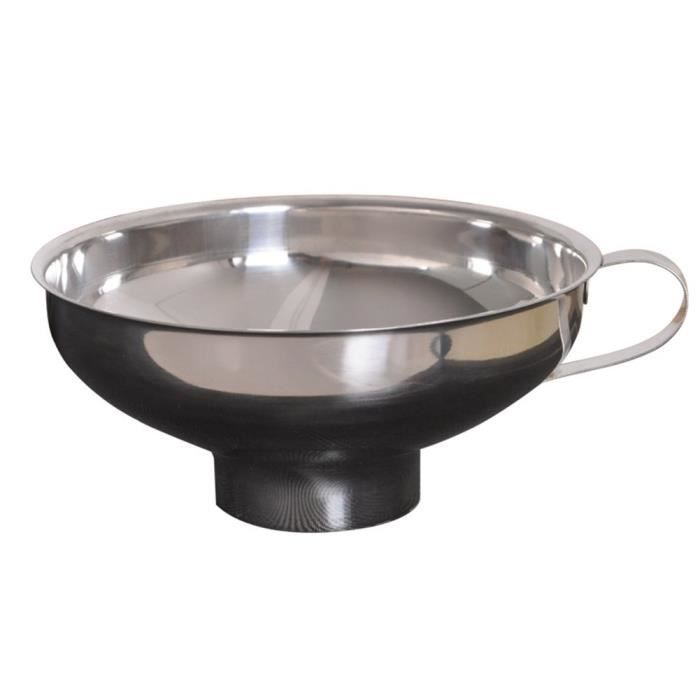 cilio entonnoir pour vin avec filtre en acier inoxydable argente filtres entonnoirs et passoires cuisine maison