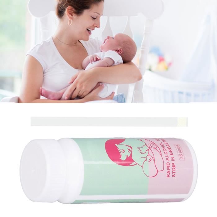 Hililand Bandelettes De Lait Maternel 25pcs Bandelettes De Test De Lait Maternel Bandelettes De
