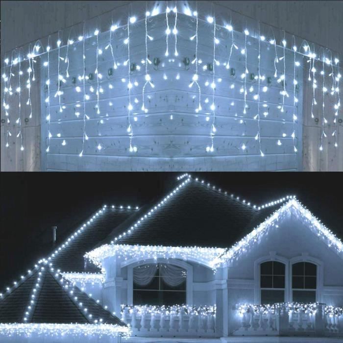 Guirlande lumineuse blanche 400 LED 10 m - Vegaooparty