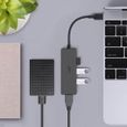 AUKEY Hub USB C 4 en 1 Adaptateur 4 ports USB 3.0 pour MacBook Pro, Google Chromebook USB Type-C CB-C64-1