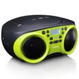 Radio/lecteur CD avec lecteur MP3 et fonction USB - Lenco - SCD-200LM - Noir-Verde-1