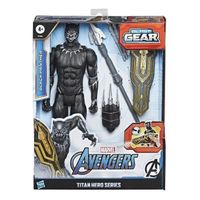 Marvel Avengers Black Panther Action Figure Deluxe 30cm - Titan Hero Blast Gear Con Lanciacolpi