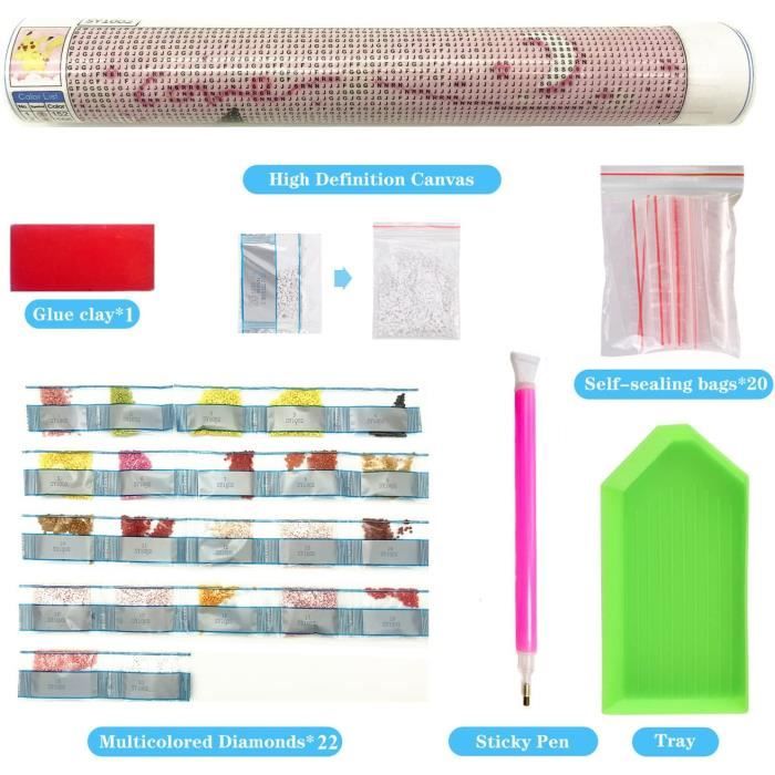 Doafoce Plateau De Peinture Diamant 2 Pièces - Organisateur Avec 12 Plateaux Et 12 Boîtes Pour Diamond Painting