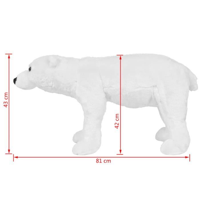 Blanc - 130CM - Grand ours en peluche, 1 pièce, Haute qualité, Poupée en  peluche, Animal en peluche doux, Ore - Cdiscount Jeux - Jouets