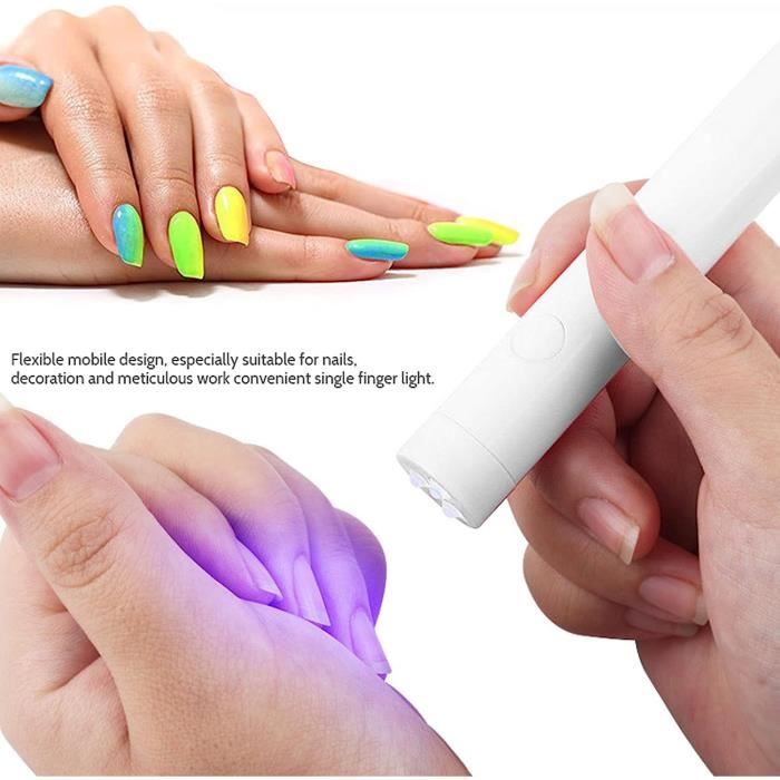 Mini lampe UV LED pour ongle de poche