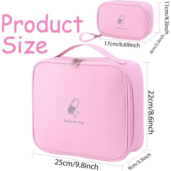 Belvanr Trousse De Premier Secours Vide 3 Pièces Trousse De Secours