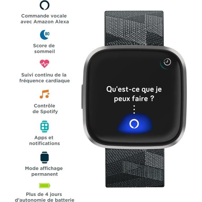 Fitbit versa shop se charcoal