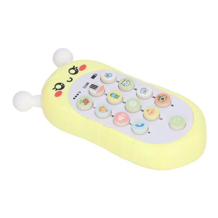 CHN Jouet de t?�l?�phone pour b?�b?� T?�l?�phone portable multifonction Style abeille pour jouets 