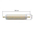 Ampoule LED R7S Slim 189mm 18W Blanc Chaud 2700K-2