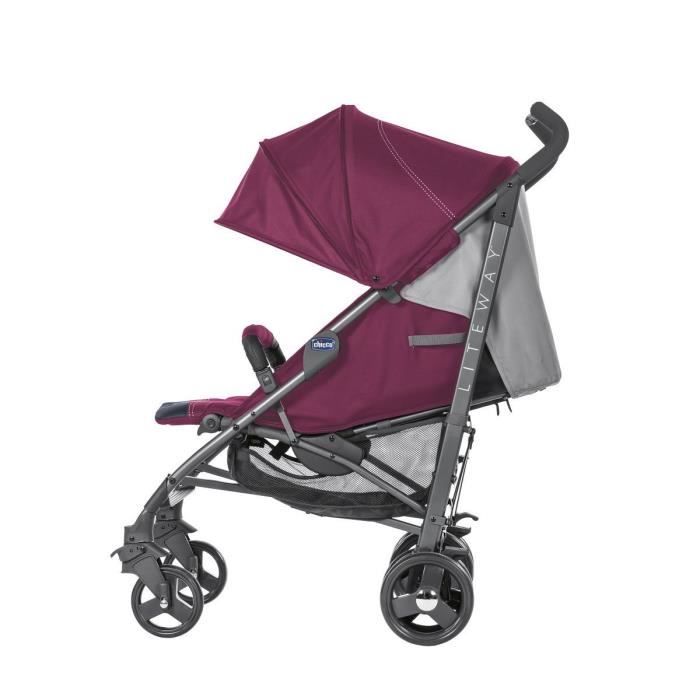 Poussette Liteway 4 + habillage pluie de Chicco