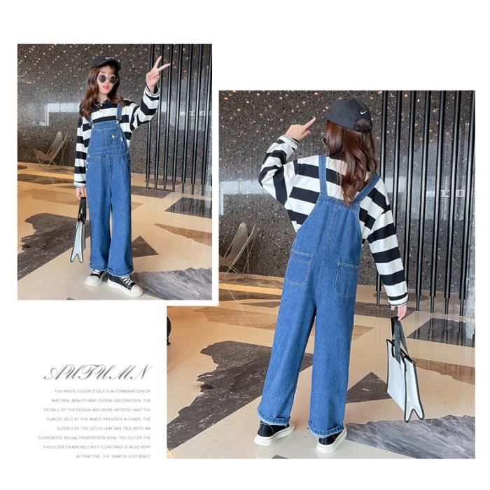 Salopette en Jean pour Fille Combinaison Salopette en Jean avec