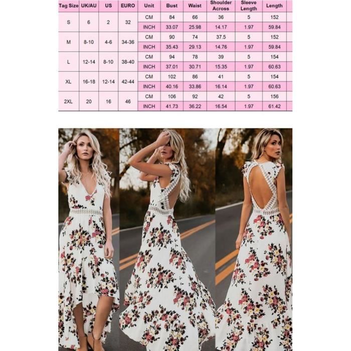 Robe fleurie asymétrique sales