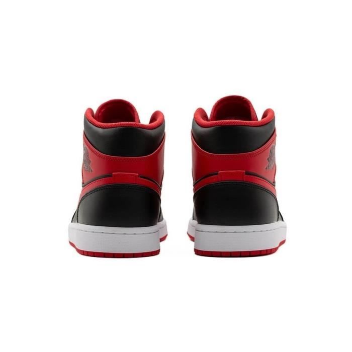 Air jordan 1 hot sale mid noir homme