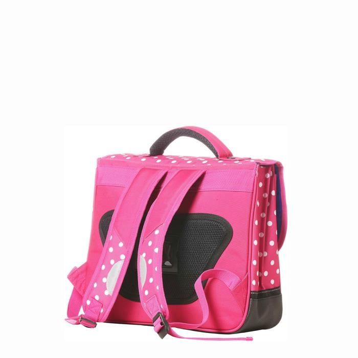 Trousse scolaire 2 compartiments rose Snowball- Avenuedusac