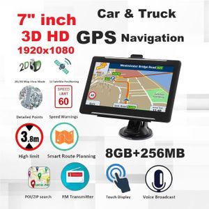 Appareil Navigation GPS Voiture 12,7 Cm Écran Tactile 8Go ROM - Transmetteur FM Pour Voiture Moto Camion