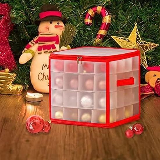 Boîte de Rangement Boules de Noël en Tissu Oxford Boite Rangement Boule de  Noël64 Boules Boite Rangement Boule de Noël pour S 162 - Cdiscount Maison
