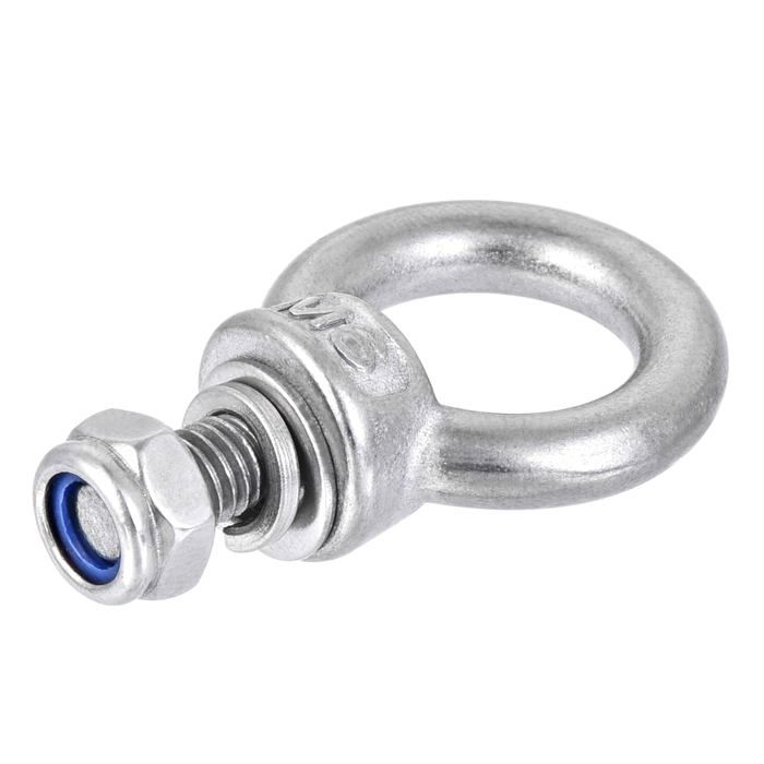 Lot De 2 Boulons À Œil M6 X 12 Mm Filetage Mâle Avec Vis Hexagonale