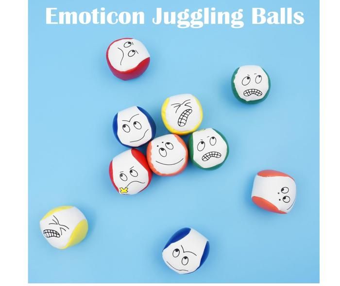Coriver – Lot De 10 Balles De Jonglage Souples 5 Cm – Kit Cirque Débutant – Multicolore – Dès 3 Ans (surveillance)